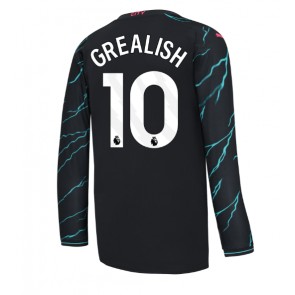 Manchester City Jack Grealish #10 Koszulka Trzecich 2023-24 Długi Rękaw